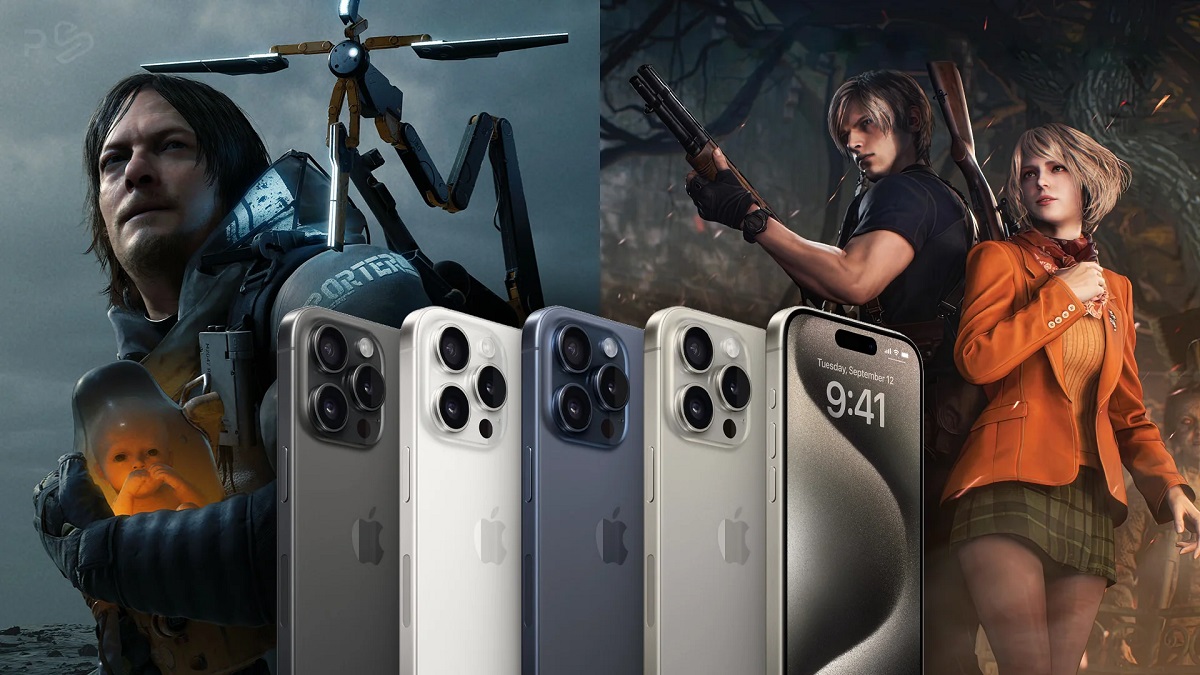 Een nieuw tijdperk voor mobiel gamen: iPhone 15 Pro en iPhone 15 Pro Max kunnen native versies draaien van Death Stranding, Resident Evil Village, Resident Evil 4-remake en Assassin's Creed Mirage, identiek aan de consoleversies. Een nieuw tijdperk voor mobiel gamen: iPhone 15 Pro en iPhone 15 Pro Max kunnen native versies draaien van Death Stranding, Resident Evil Village, Resident Evil 4-remake en Assassin's Creed Mirage, identiek aan de consoleversies.