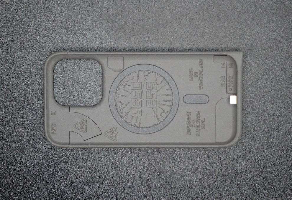 iPhone-hoesje met Lightning naar USB-C-adapter