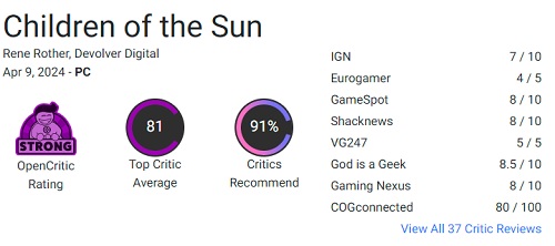 Sniper heeft een gevoelige snaar geraakt bij gamers: puzzelshooter Children of the Sun krijgt geweldige kritieken van critici en spelers-2 Sniper heeft een gevoelige snaar geraakt bij gamers: puzzelshooter Children of the Sun krijgt geweldige kritieken van critici en spelers-2