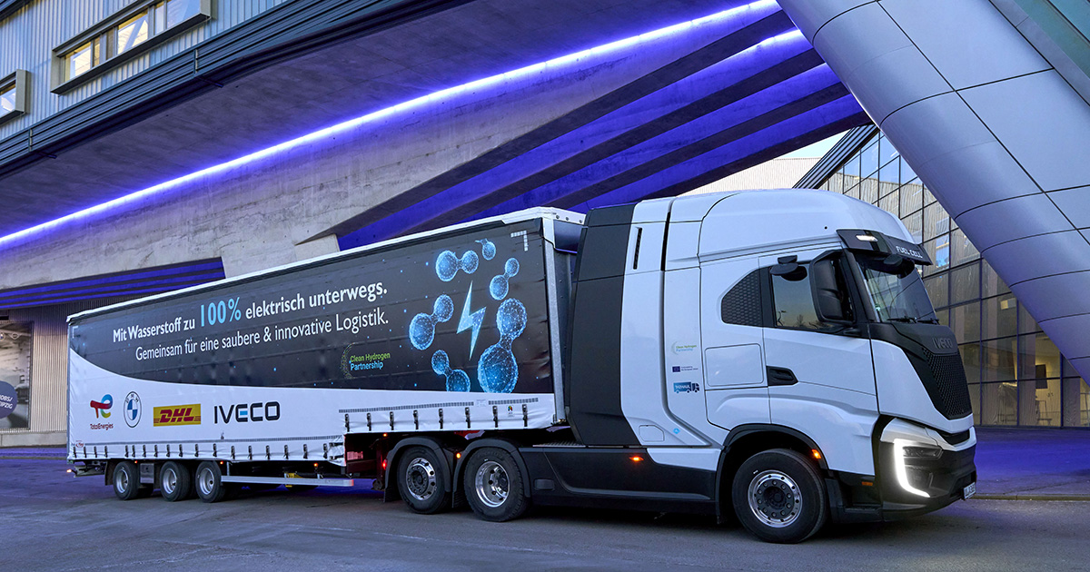 IVECO S-eWay vrachtwagen met brandstofcel op BMW-evenement IVECO S-eWay vrachtwagen met brandstofcel op BMW-evenement