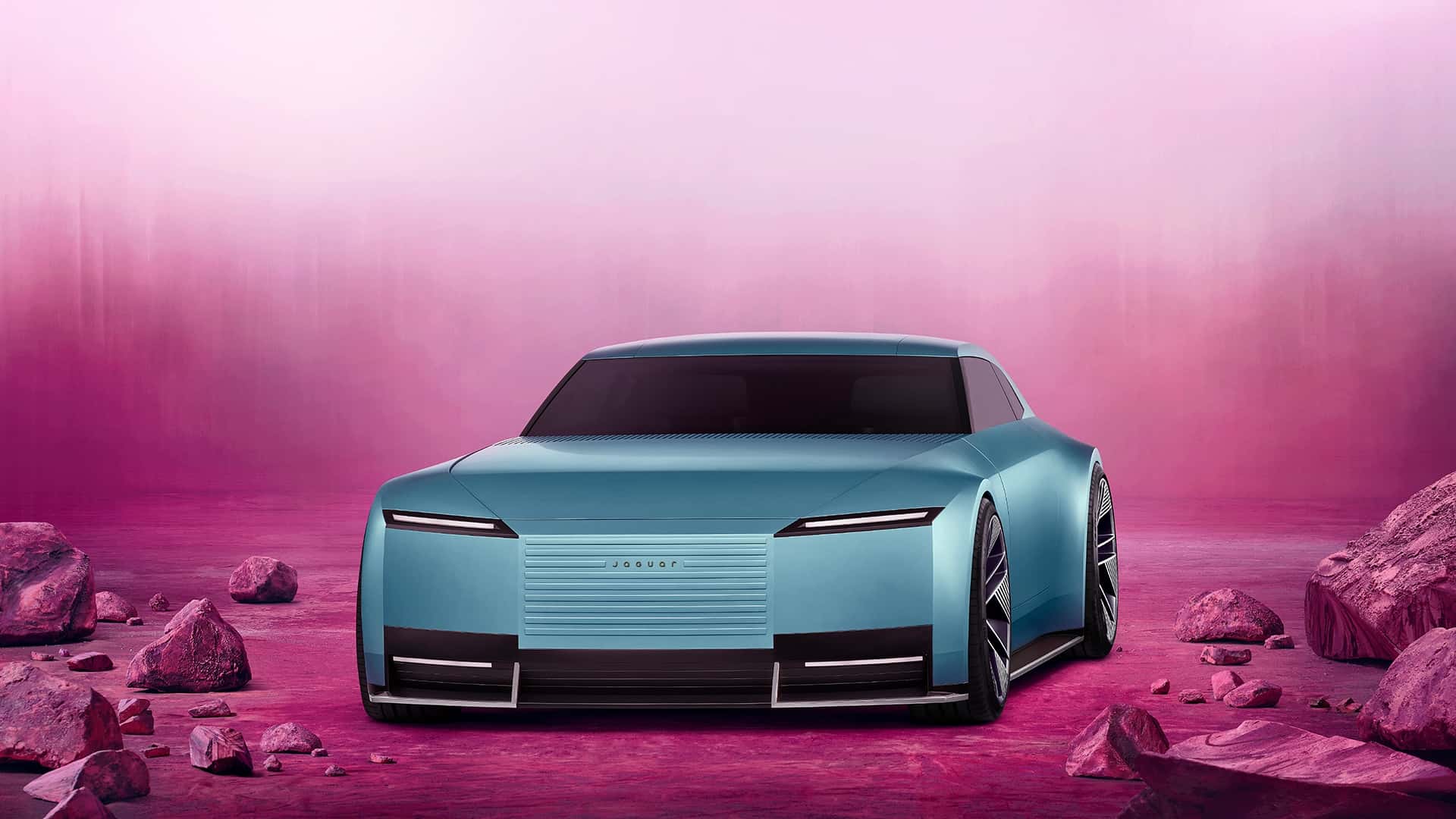 Jaguar Type 00 Concept vooraanzicht Jaguar Type 00 Concept vooraanzicht
