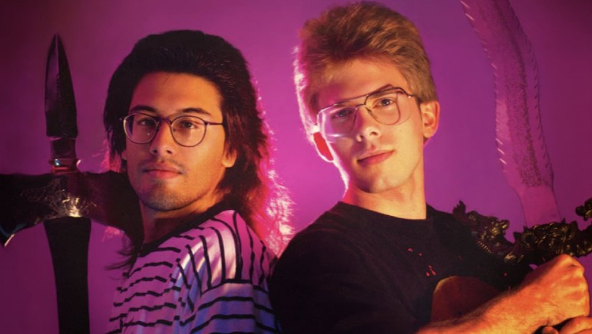 John Romero en John Carmack in 1990 John Romero en John Carmack in 1990