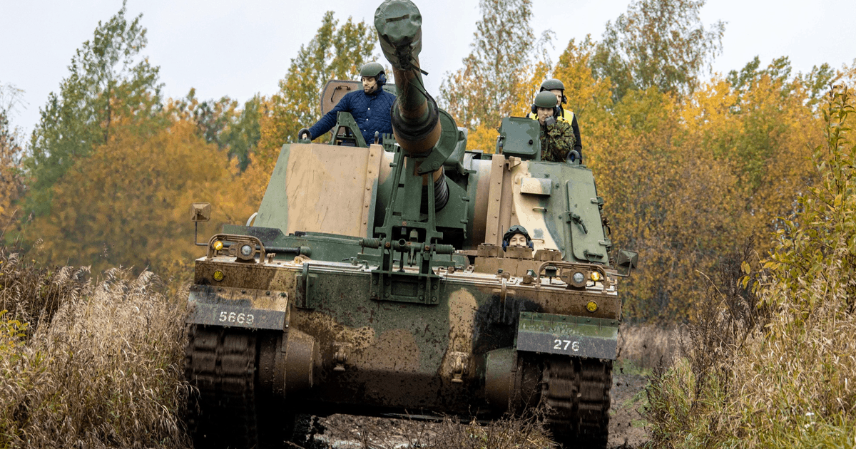 K9 Thunder K9 Thunder. Illustratie door het Estse Ministerie van Defensie