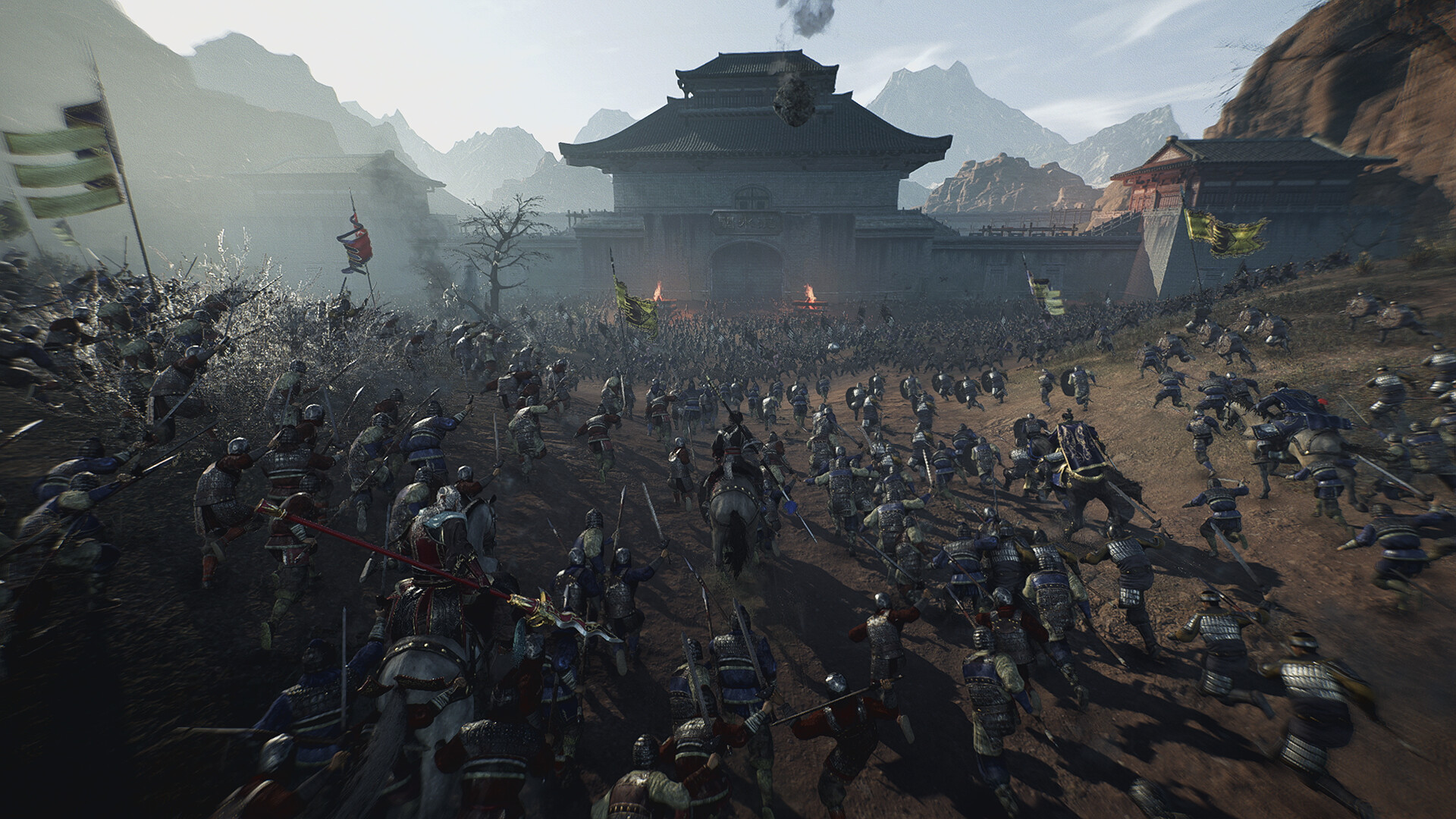 Een scène uit het spel DYNASTY WARRIORS: ORIGINS