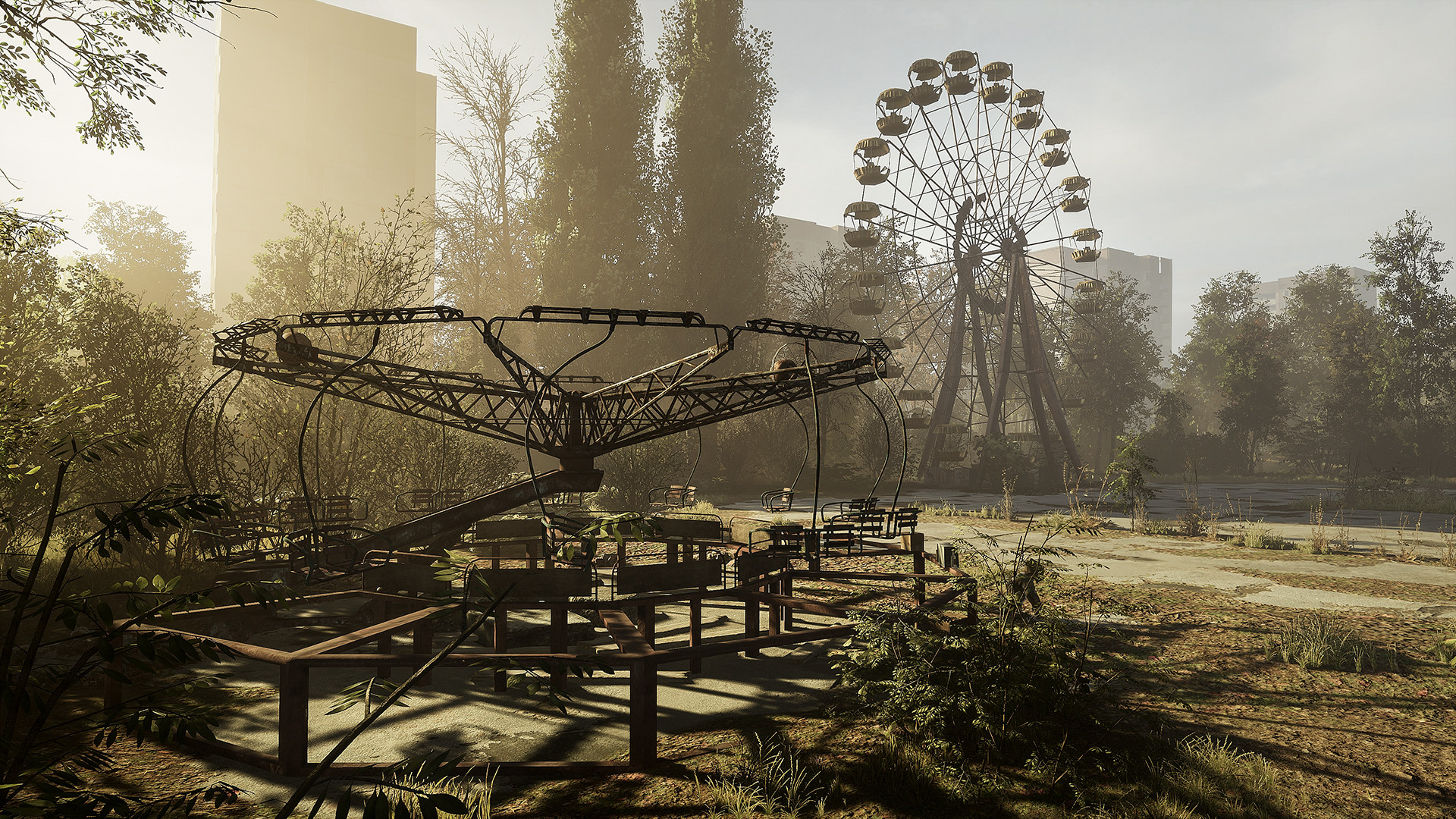 Een scène uit het spel Chernobylite Een scène uit het spel Chernobylite