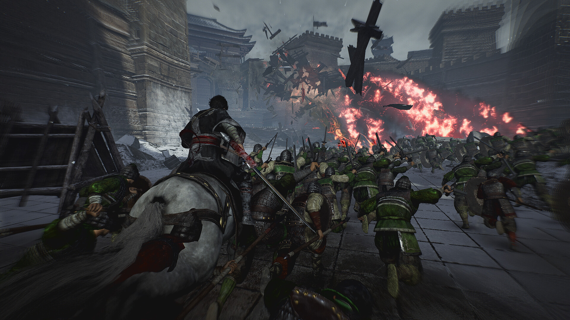 Actie in DYNASTY WARRIORS: ORIGINS