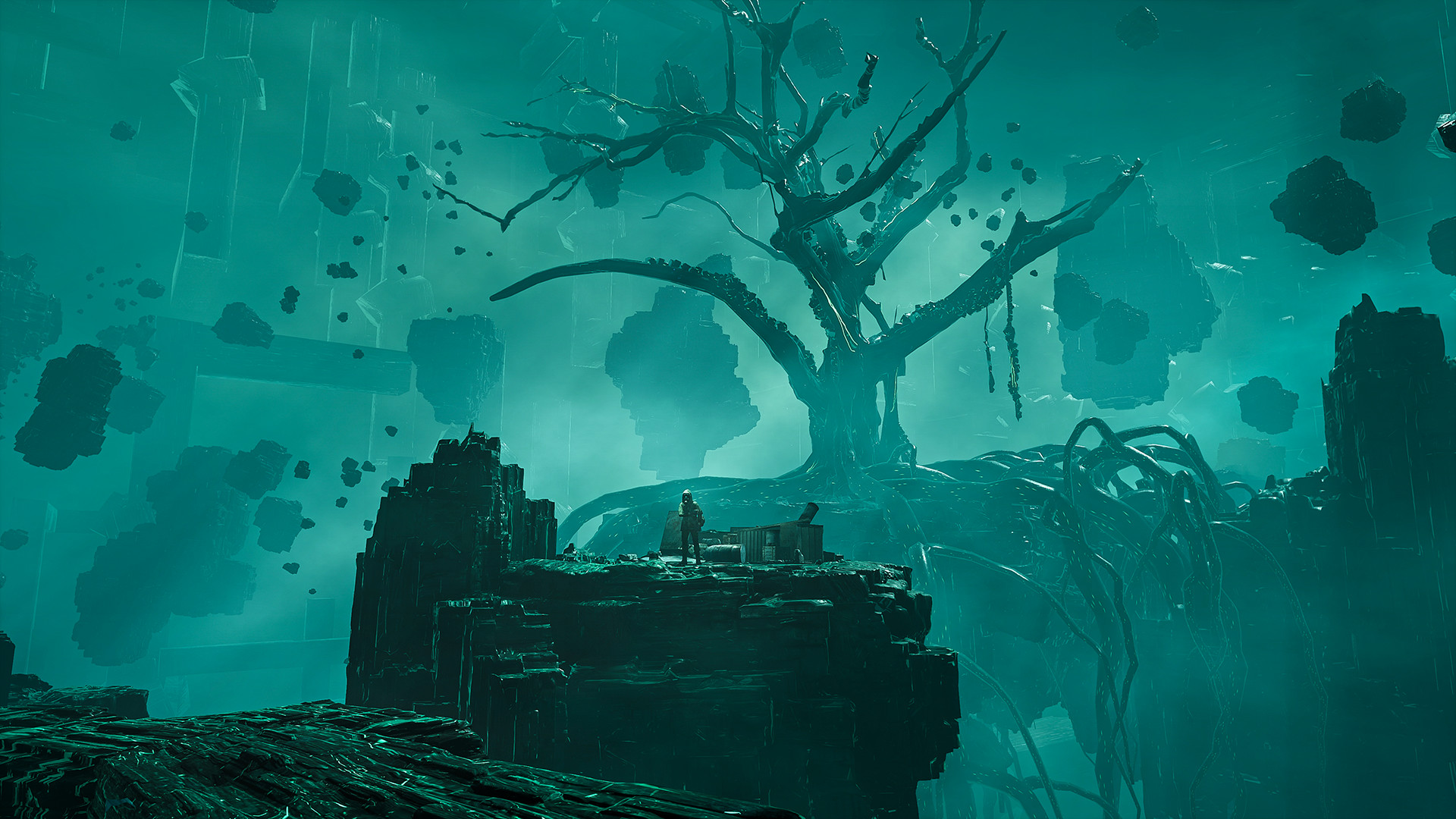 Locatie uit het spel Chernobylite Locatie uit het spel Chernobylite