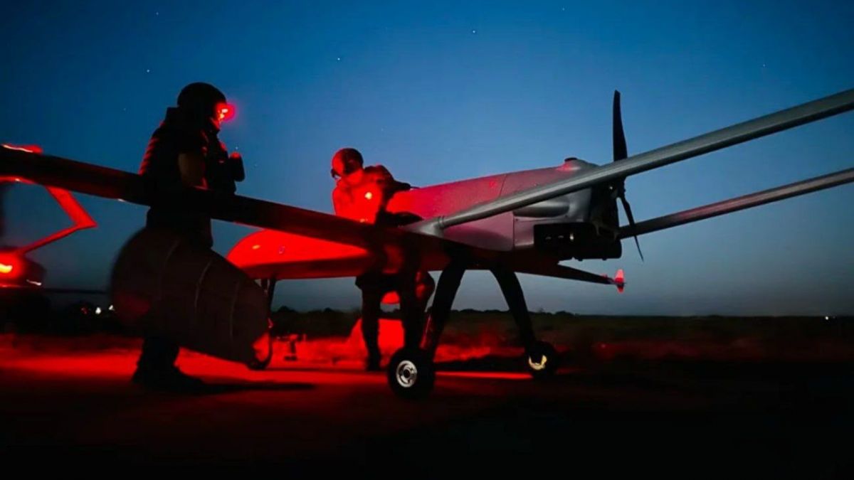 Oekraïense aanvalsdrone 'Lutyi' Oekraïense aanvalsdrone 'Lutyi'
