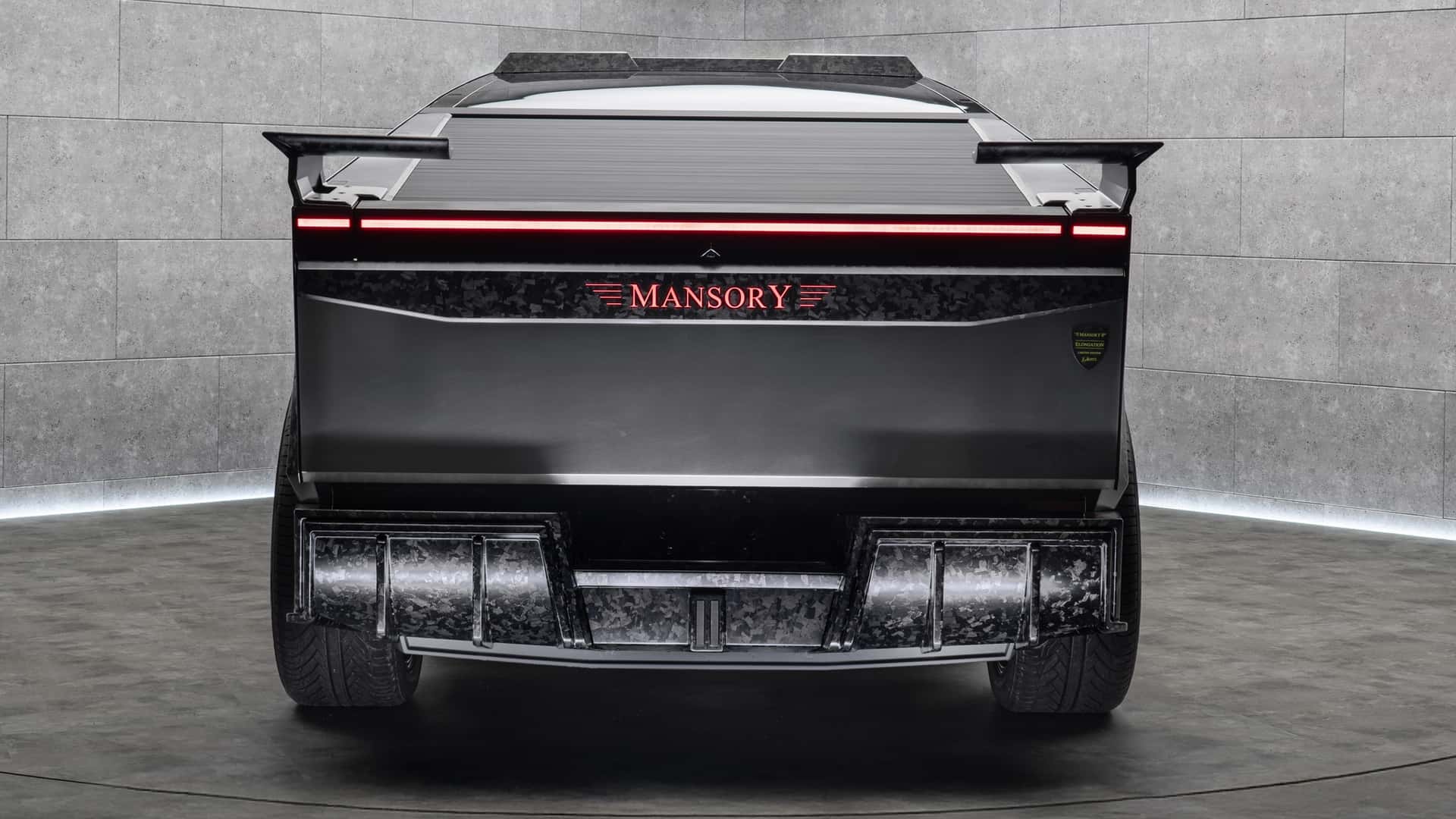 Mansory Verlenging Tesla Cybertruck Close-up Mansory Verlenging Tesla Cybertruck Close-up