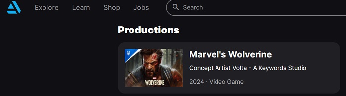 Marvel's Wolverine kan al in 2024 uitkomen: belangrijke informatie gevonden in het profiel van de concepttekenaar van de game-2 Marvel's Wolverine kan al in 2024 uitkomen: belangrijke informatie gevonden in het profiel van de concepttekenaar van de game-2