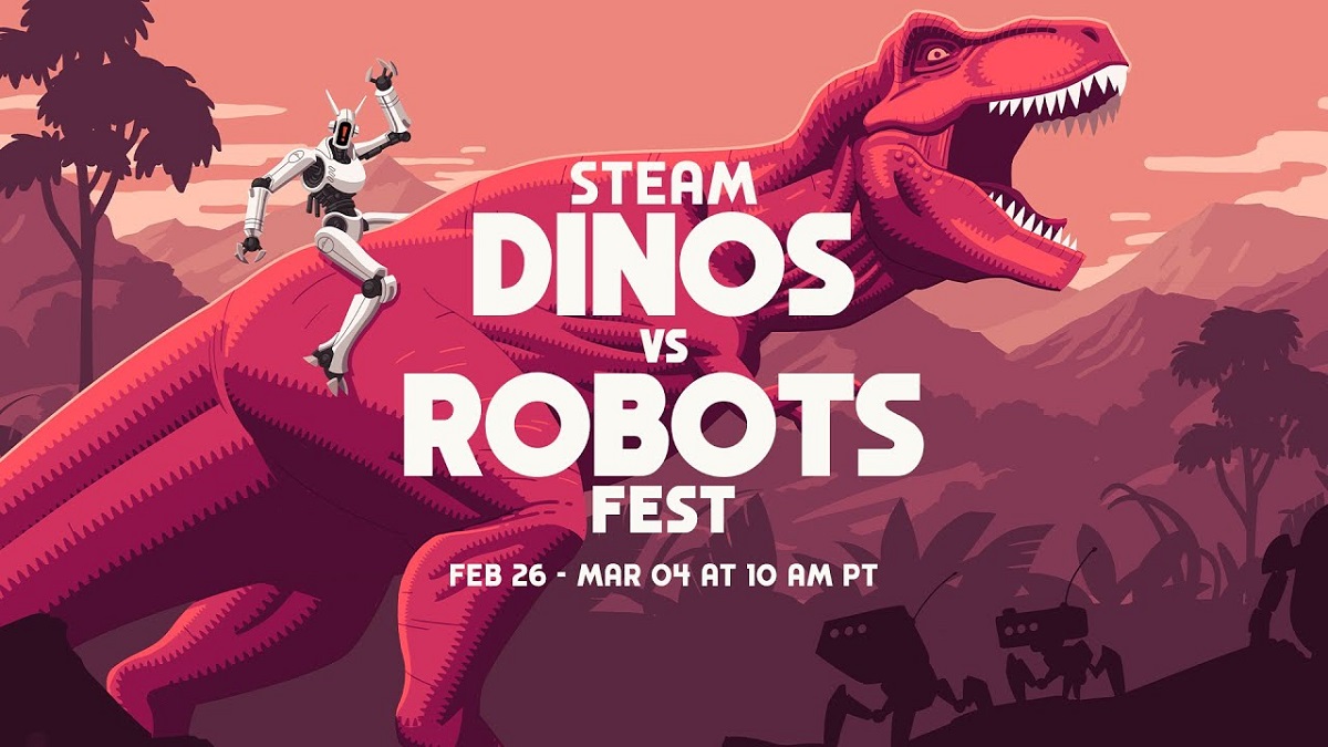 Wie is wie? Steam heeft een spellenfestival gelanceerd Dinos vs. Robots Wie is wie? Steam heeft een spellenfestival gelanceerd Dinos vs. Robots