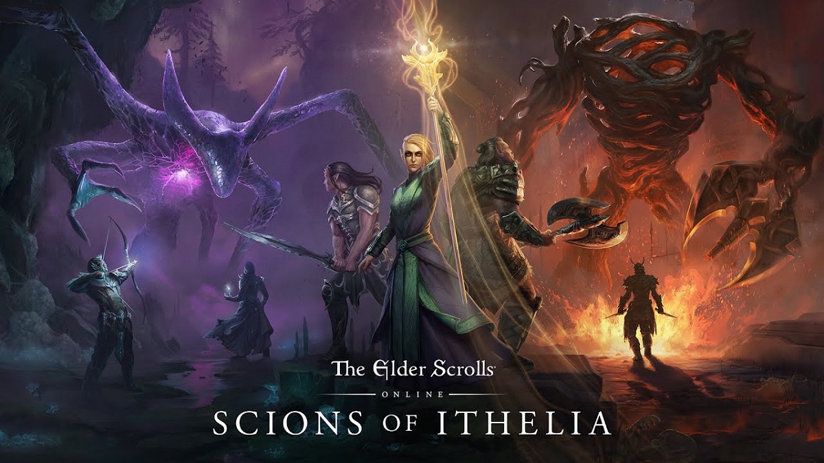 "Verken verboden geheimen' - de betaalde add-on Scions of Ithelia is uitgebracht voor de pc-versie van The Elder Scrolls Online. "Verken verboden geheimen' - de betaalde add-on Scions of Ithelia is uitgebracht voor de pc-versie van The Elder Scrolls Online.