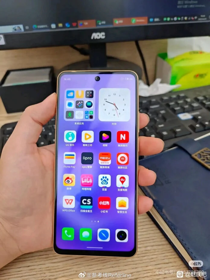 Een afbeelding van de Meizu Note 16 smartphone Een afbeelding van de Meizu Note 16 smartphone