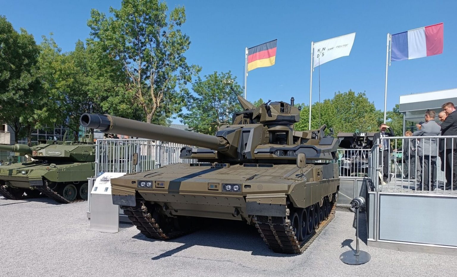 Technologisch demonstratiemodel van de geavanceerde tank van het MGCS-project Technologisch demonstratiemodel van de geavanceerde tank van het MGCS-project