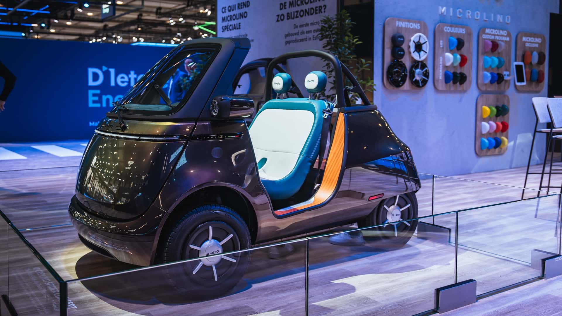 Microlino Spider op het Autosalon van Brussel 2025 Microlino Spider op het Autosalon van Brussel 2025