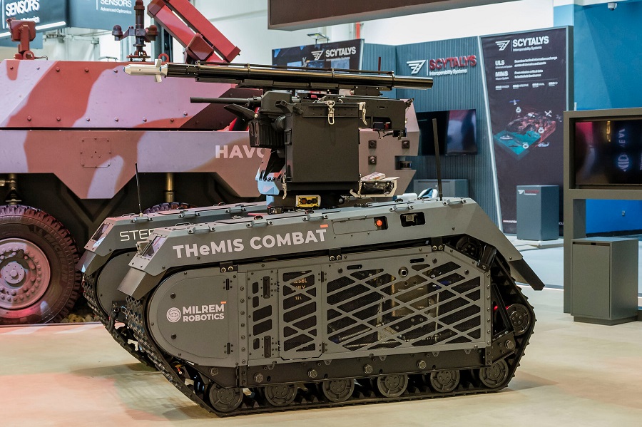 THeMIS Gevecht THeMIS-gevechtstechnologie van Milrem Robotics
