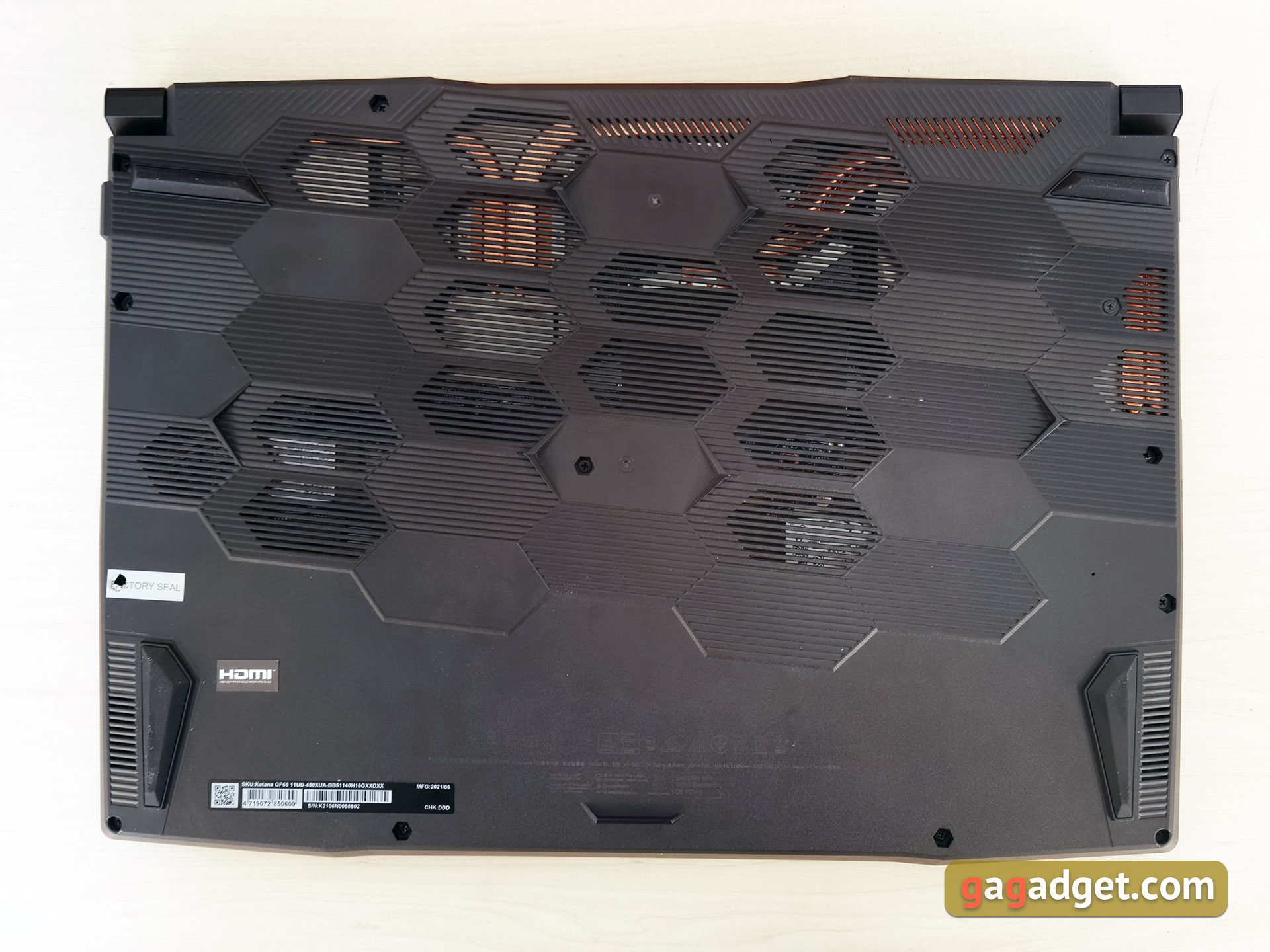 MSI Katana GF66 11UD Overzicht: Een praktisch wapen voor de virtuele samoerai-18 MSI Katana GF66 11UD Overzicht: Een praktisch wapen voor de virtuele samoerai-18