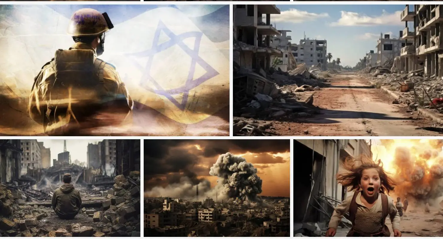 Adobe verkoopt door kunstmatige intelligentie gegenereerde beelden van de oorlog tussen Israël en Hamas die in nieuwsberichten als echt worden voorgesteld Adobe verkoopt door kunstmatige intelligentie gegenereerde beelden van de oorlog tussen Israël en Hamas die in nieuwsberichten als echt worden voorgesteld