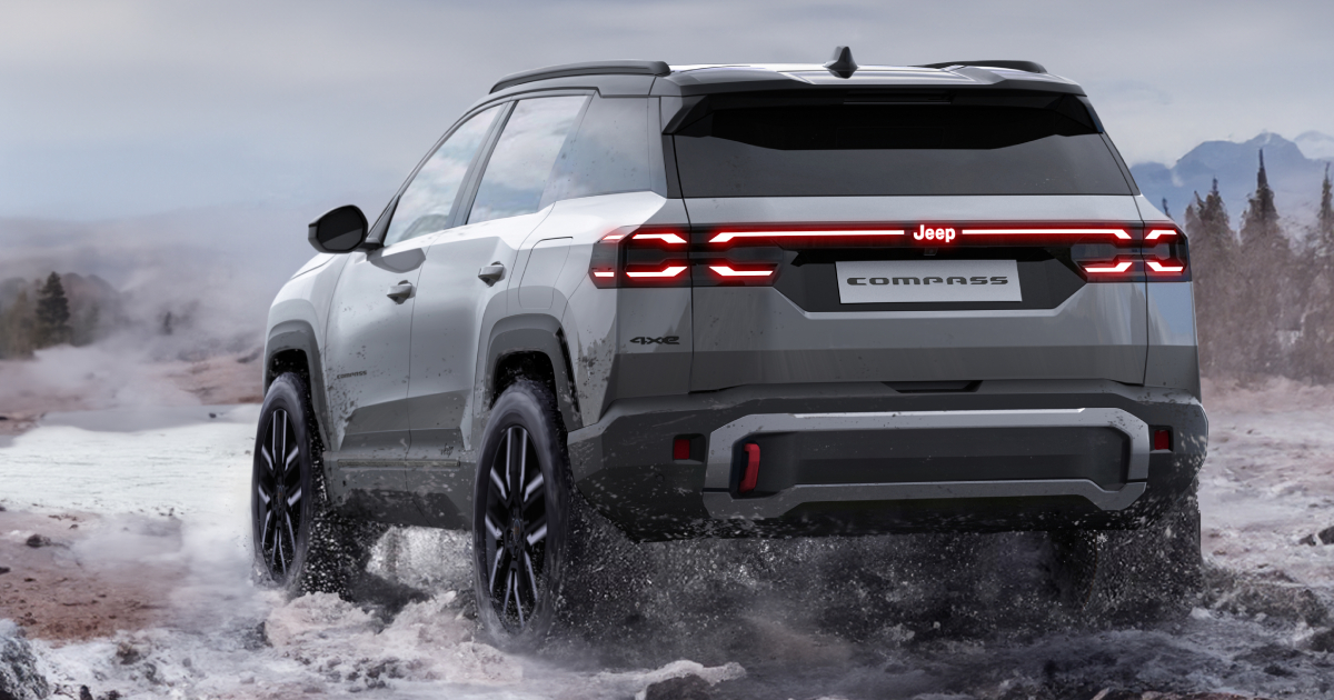 Jeep Compass 4xe side view