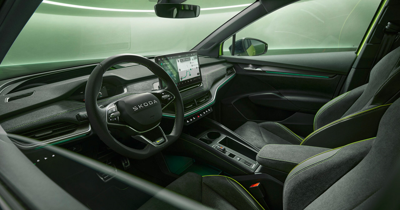Dashboard van Enyaq RS Dashboard van Enyaq RS