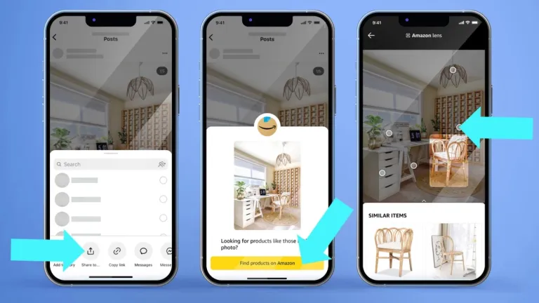Amazon heeft het zoeken naar producten verbeterd met afbeeldingen en AR-4 Amazon heeft het zoeken naar producten verbeterd met afbeeldingen en AR-4