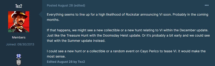 Insider: Aankondiging GTA VI zou in de komende maanden kunnen plaatsvinden en zal gepaard gaan met een evenement in GTA V-2 Insider: Aankondiging GTA VI zou in de komende maanden kunnen plaatsvinden en zal gepaard gaan met een evenement in GTA V-2