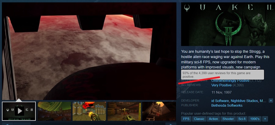 Gamers en critici zijn enthousiast over de Quake 2 remaster. De vernieuwde game krijgt topscores op alle platforms-4 Gamers en critici zijn enthousiast over de Quake 2 remaster. De vernieuwde game krijgt topscores op alle platforms-4