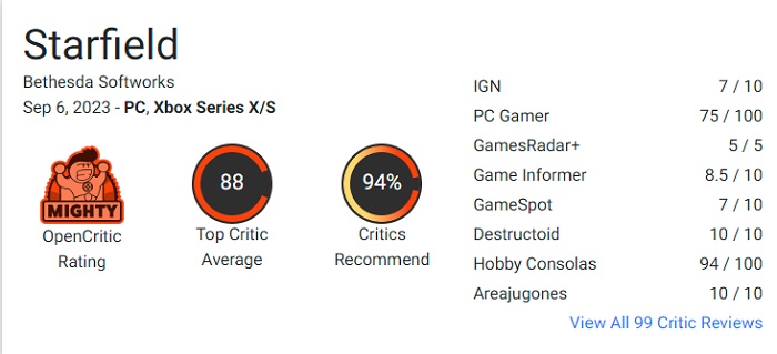 "Bethesda's beste spel" en "uitstekende RPG" - critici zijn enthousiast over Starfield en geven het spel topcijfers-2 "Bethesda's beste spel" en "uitstekende RPG" - critici zijn enthousiast over Starfield en geven het spel topcijfers-2