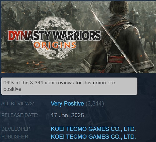 Screenshot uit het spel Dynasty Warriors: Origins Screenshot uit het spel Dynasty Warriors: Origins