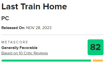 Critici en gamers hebben de Last Train Home-strategie warm onthaald: de game heeft uitstekende recensies en hoge scores-3 Critici en gamers hebben de Last Train Home-strategie warm onthaald: de game heeft uitstekende recensies en hoge scores-3