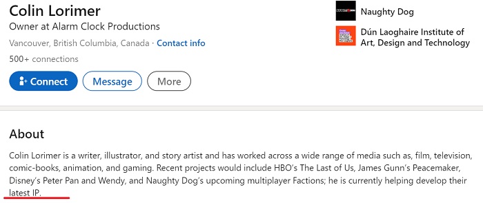 Intrige: studio Naughty Dog werkt aan een game gebaseerd op een gloednieuwe franchise-2 Intrige: studio Naughty Dog werkt aan een game gebaseerd op een gloednieuwe franchise-2