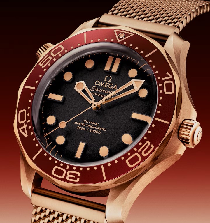 Omega Seamaster Diver 300M in brons en goud Omega Seamaster Diver 300M in brons en goud