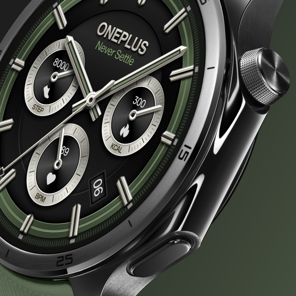 OnePlus Watch 3 digitale kroon OnePlus Watch 3 digitale kroon