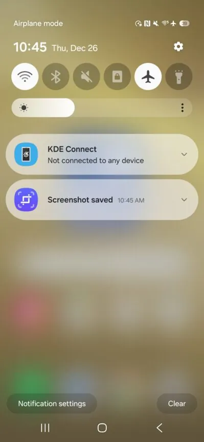 Geen achtergrondmelding in One UI 7.0 Geen achtergrondmelding in One UI 7.0