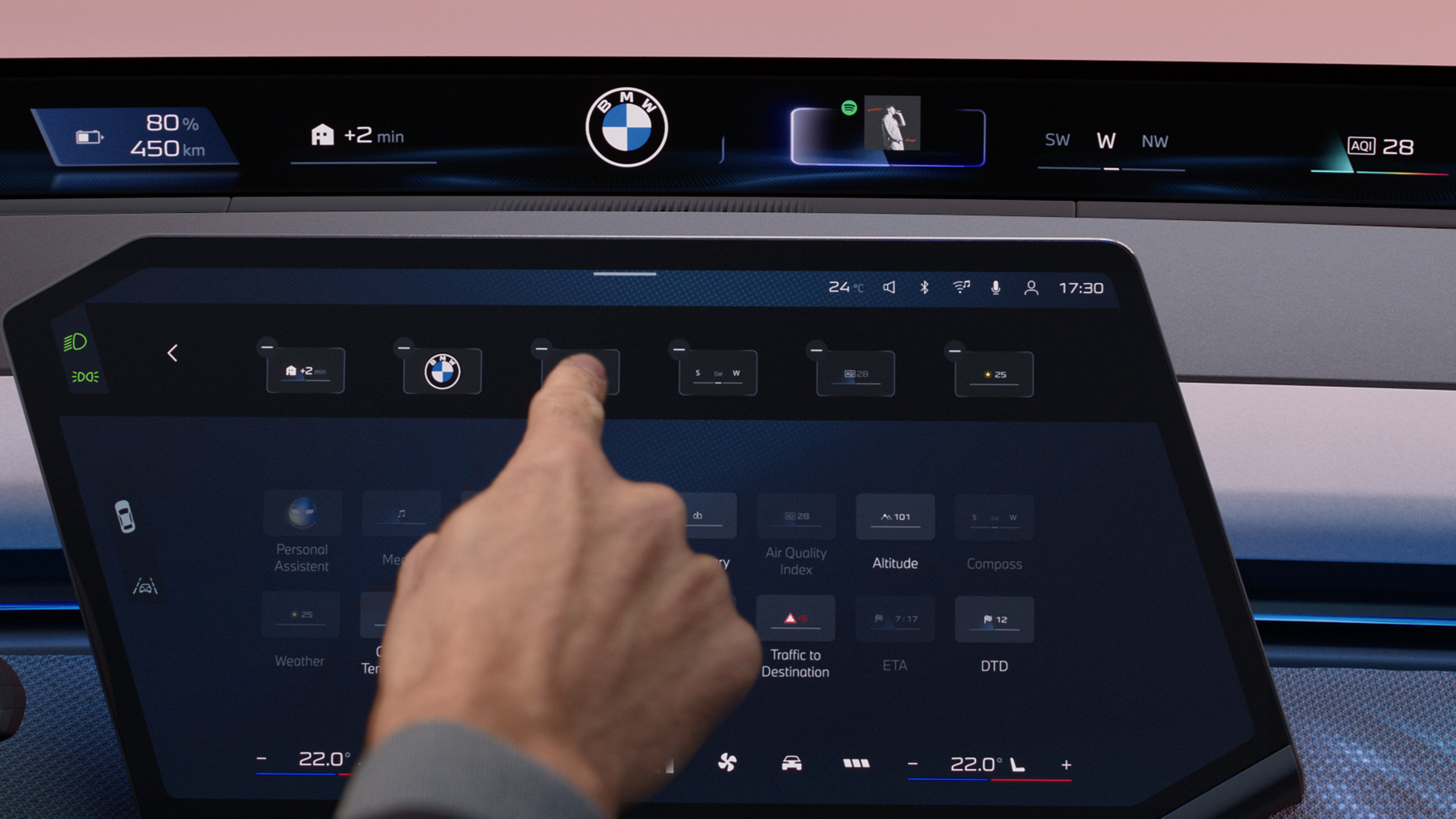 BMW Panorama iDrive: BMW Panoramic Vision personaliseren. Foto: BMW