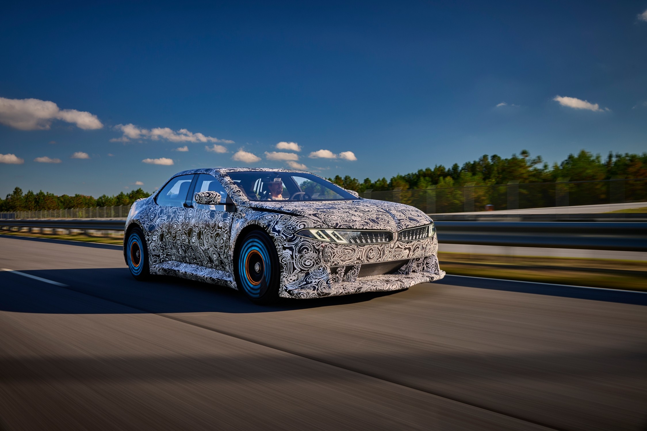 BMW Vision Driving Experience dynamisch beeld BMW Vision Driving Experience dynamisch beeld