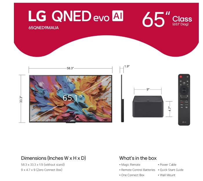 LG QNED9MA playback system LG QNED9MA playback system