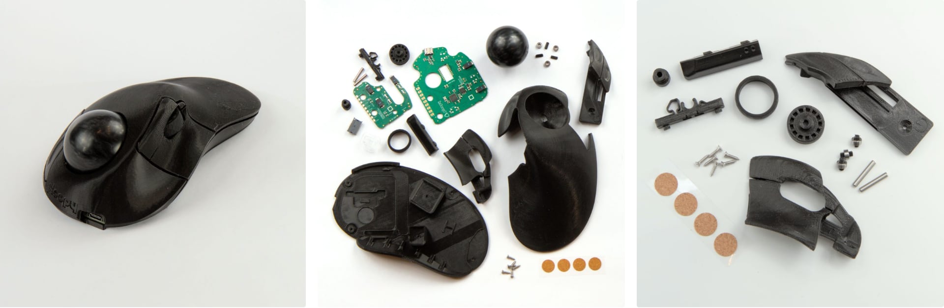 Ploopy Classic 2: een 3D-geprinte, optische trackball die kan worden gekocht voor $145-10 Afbeelding beschrijving. Illustratie: Ploopy