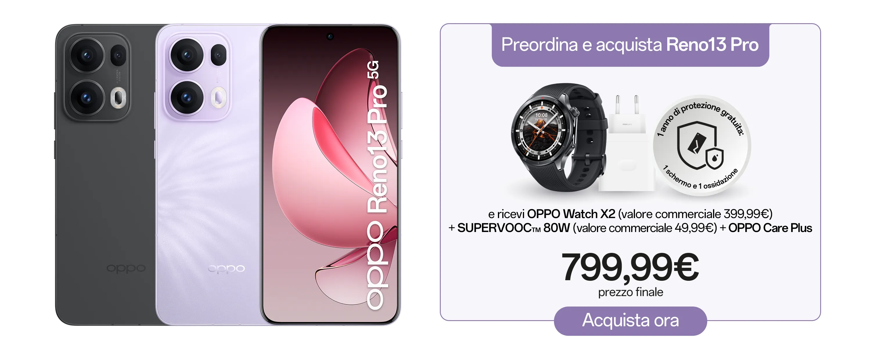 Oppo Reno13 Pro met promotieaanbieding Oppo Reno13 Pro met promotieaanbieding