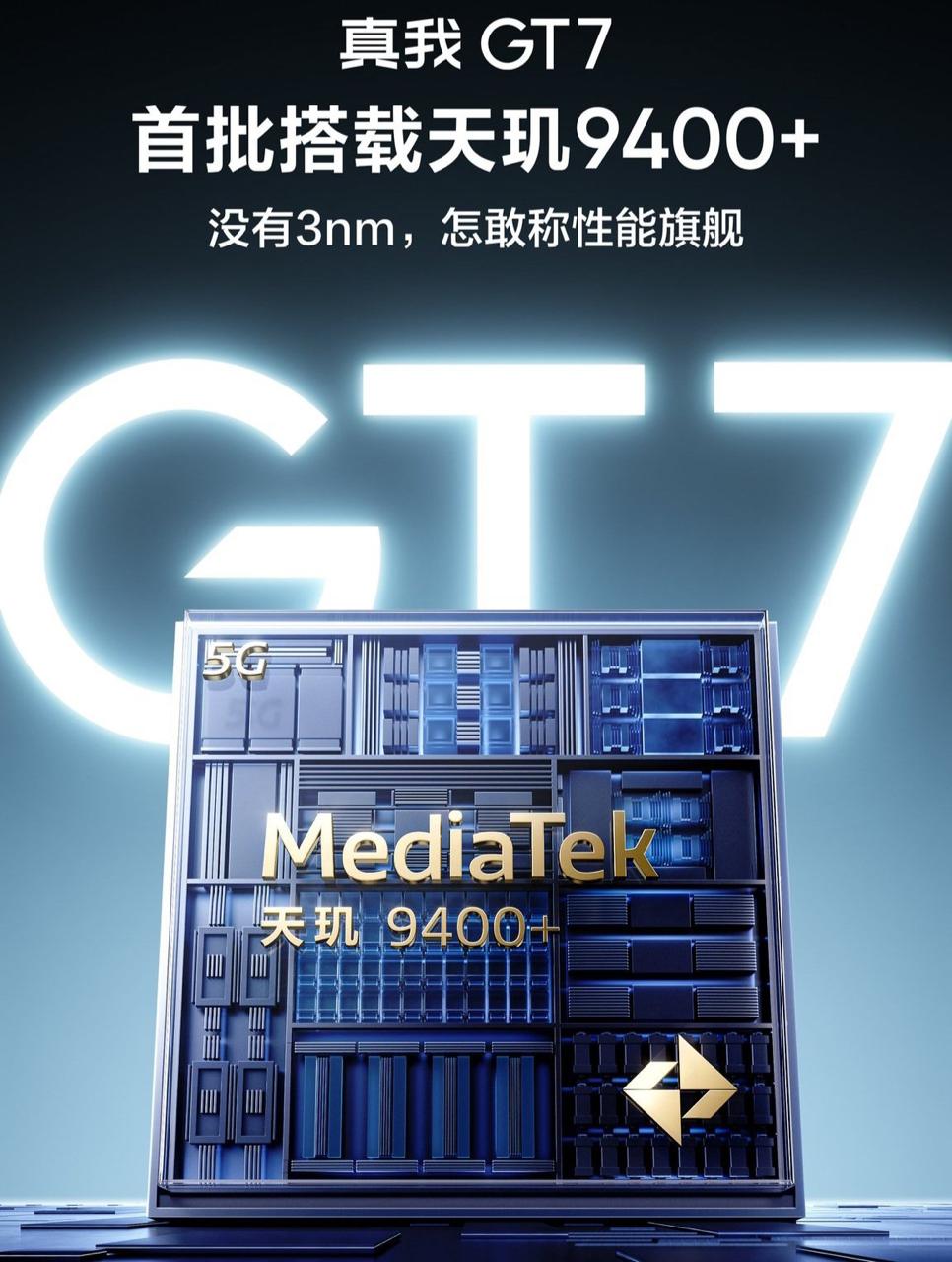 Teaser van de aankomende Realme GT 7 smartphone