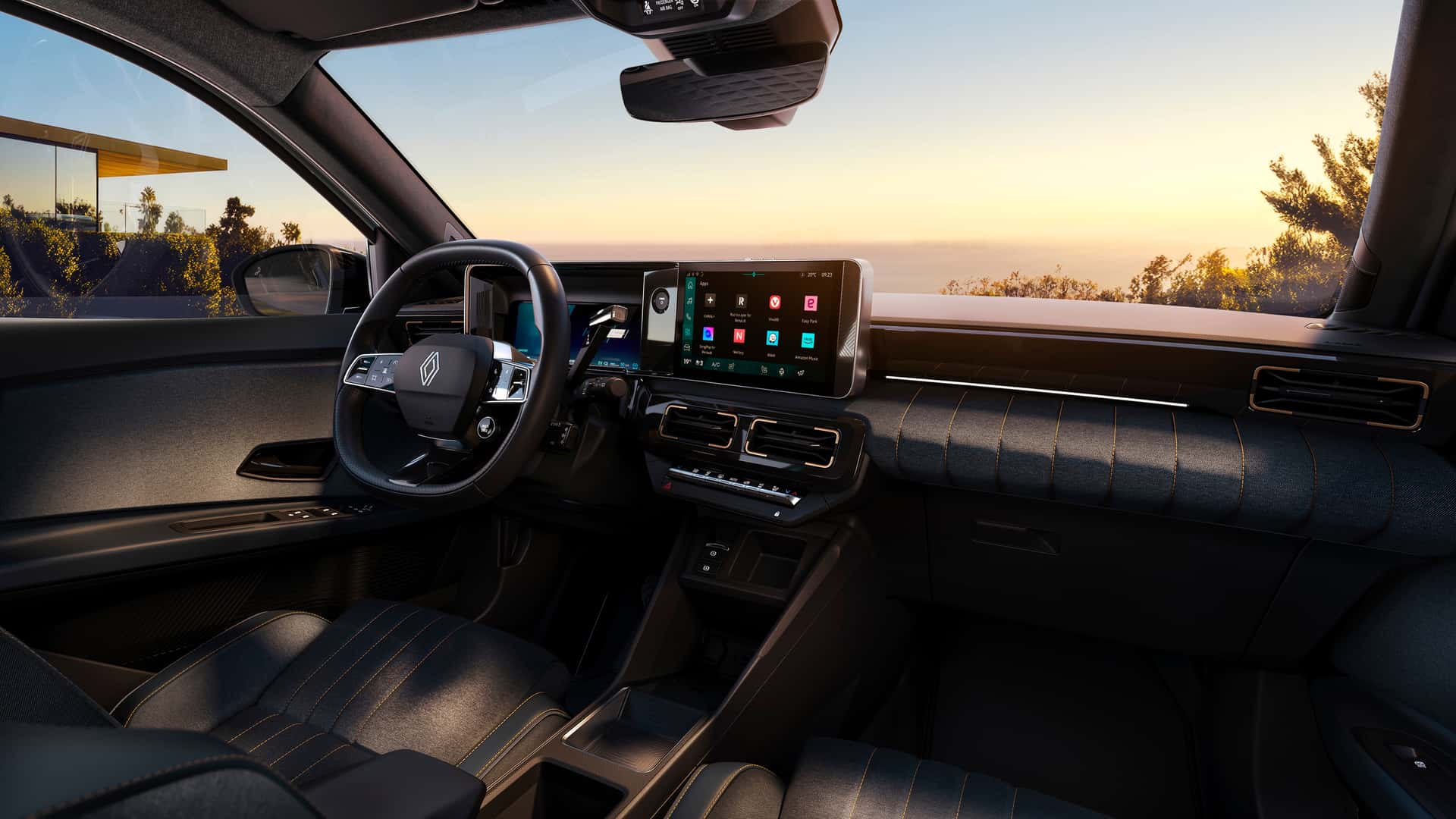 Renault 4 E-Tech Elektrisch interieur Renault 4 E-Tech Elektrisch interieur