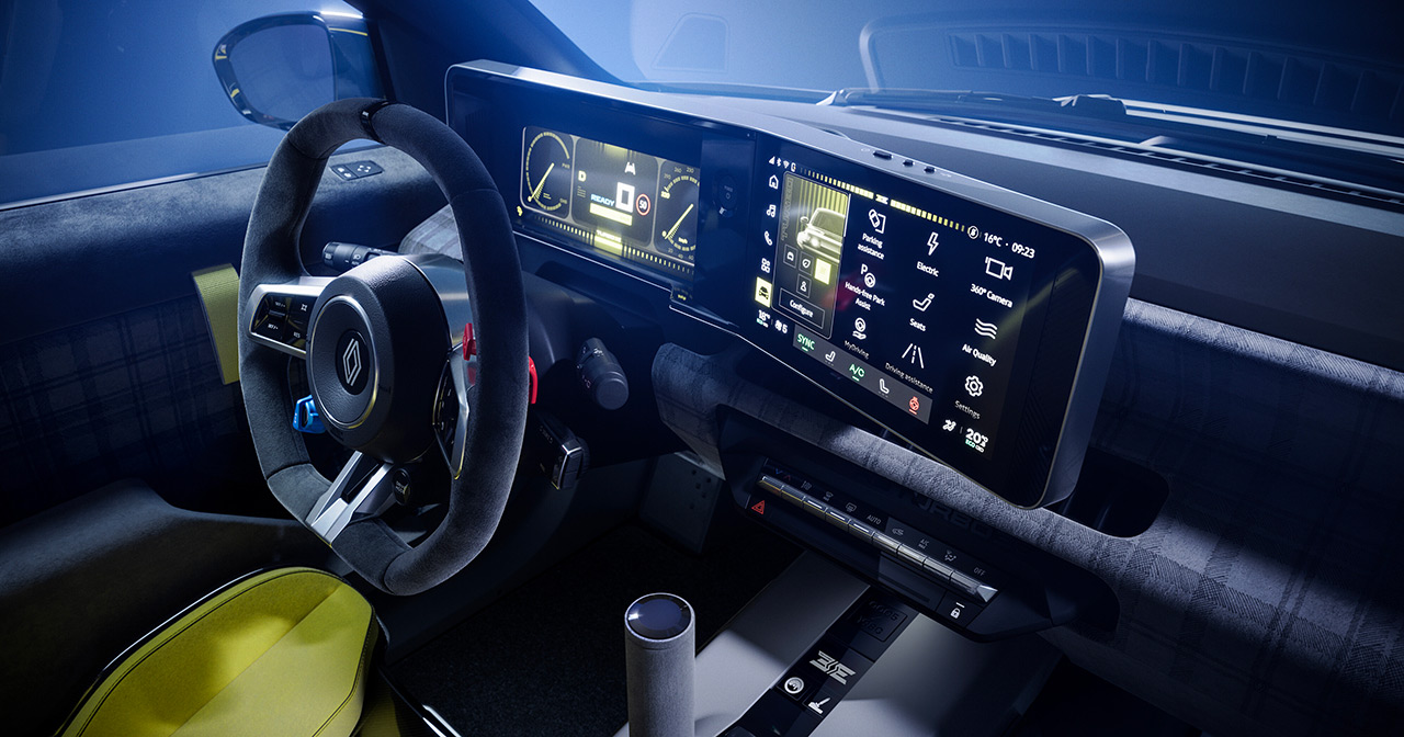 Renault 5 Turbo 3E first-person view Renault 5 Turbo 3E first-person view