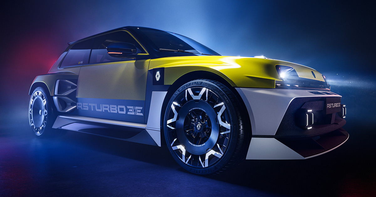 Futuristic design of the Renault 5 Turbo 3E Futuristic design of the Renault 5 Turbo 3E