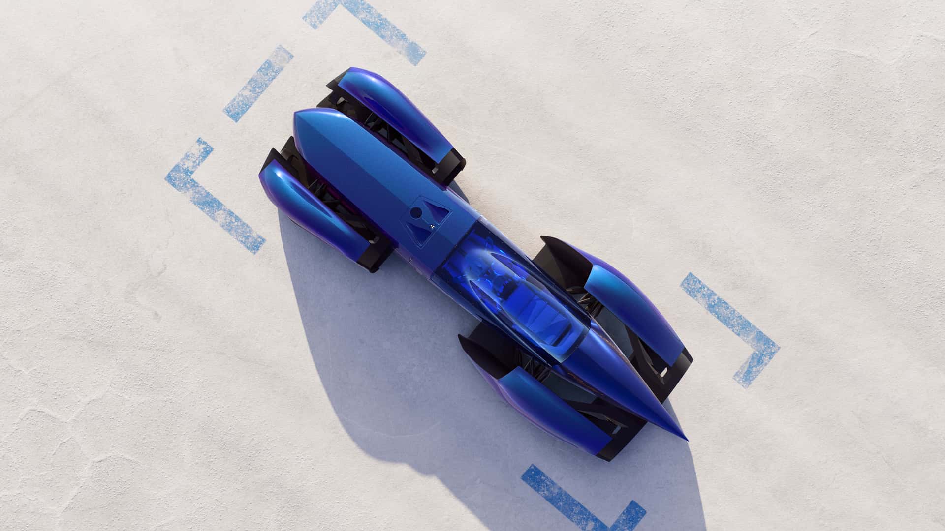 Zijaanzicht van de Renault Filante Record 2025 Zijaanzicht van de Renault Filante Record 2025