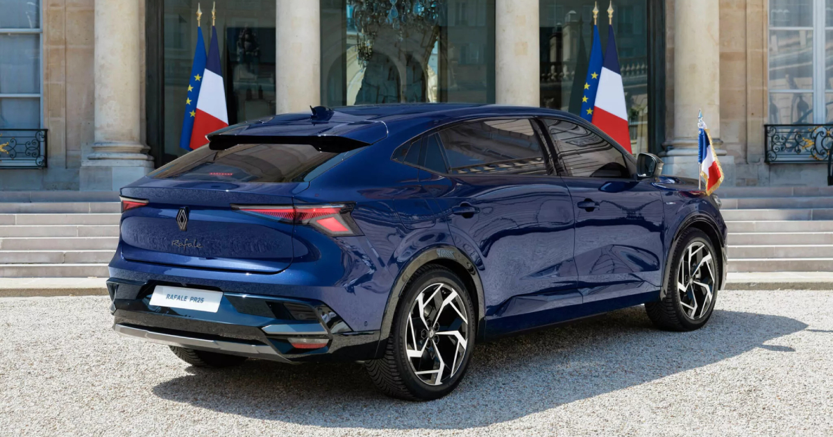 Interieur van Renault Rafale
