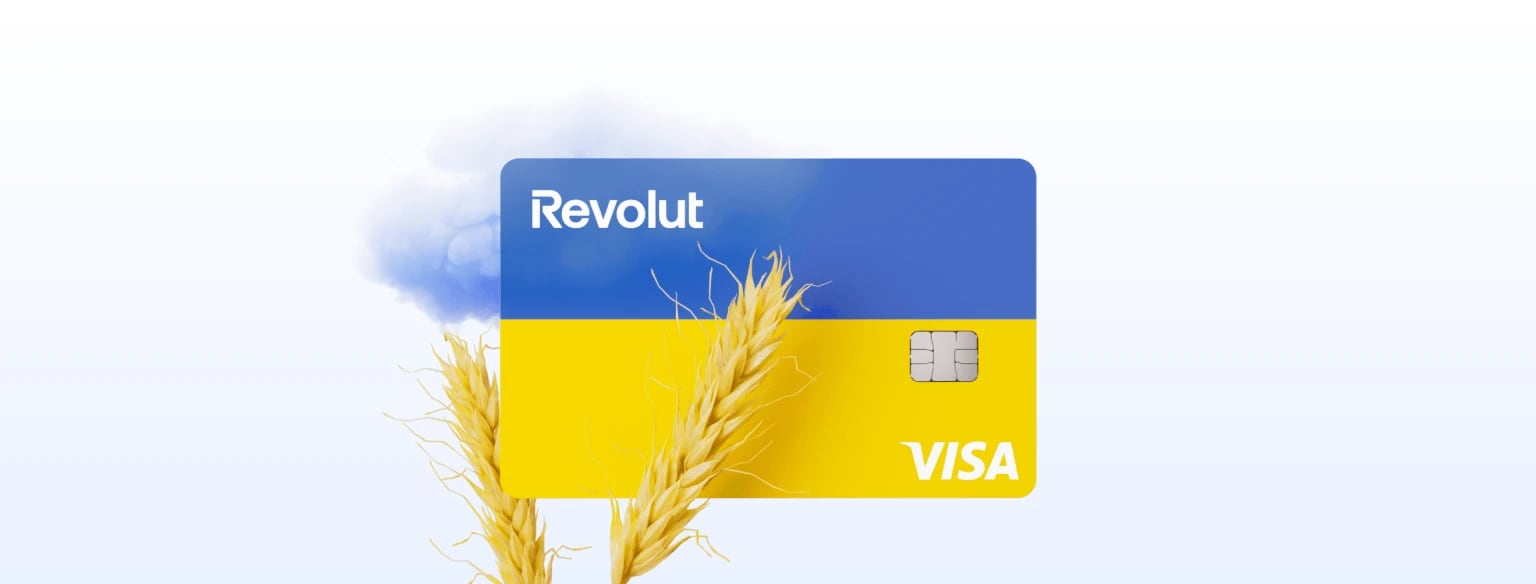 Revolut-kaart 'Clear Skies'. Revolut-kaart 'Clear Skies'.