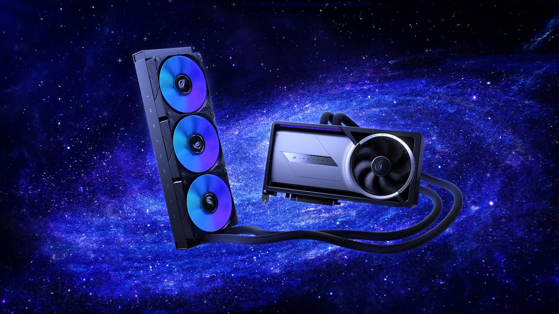 ROG Astral LC GeForce RTX 5090 OC Edition videokaart. Illustratie: ASUS