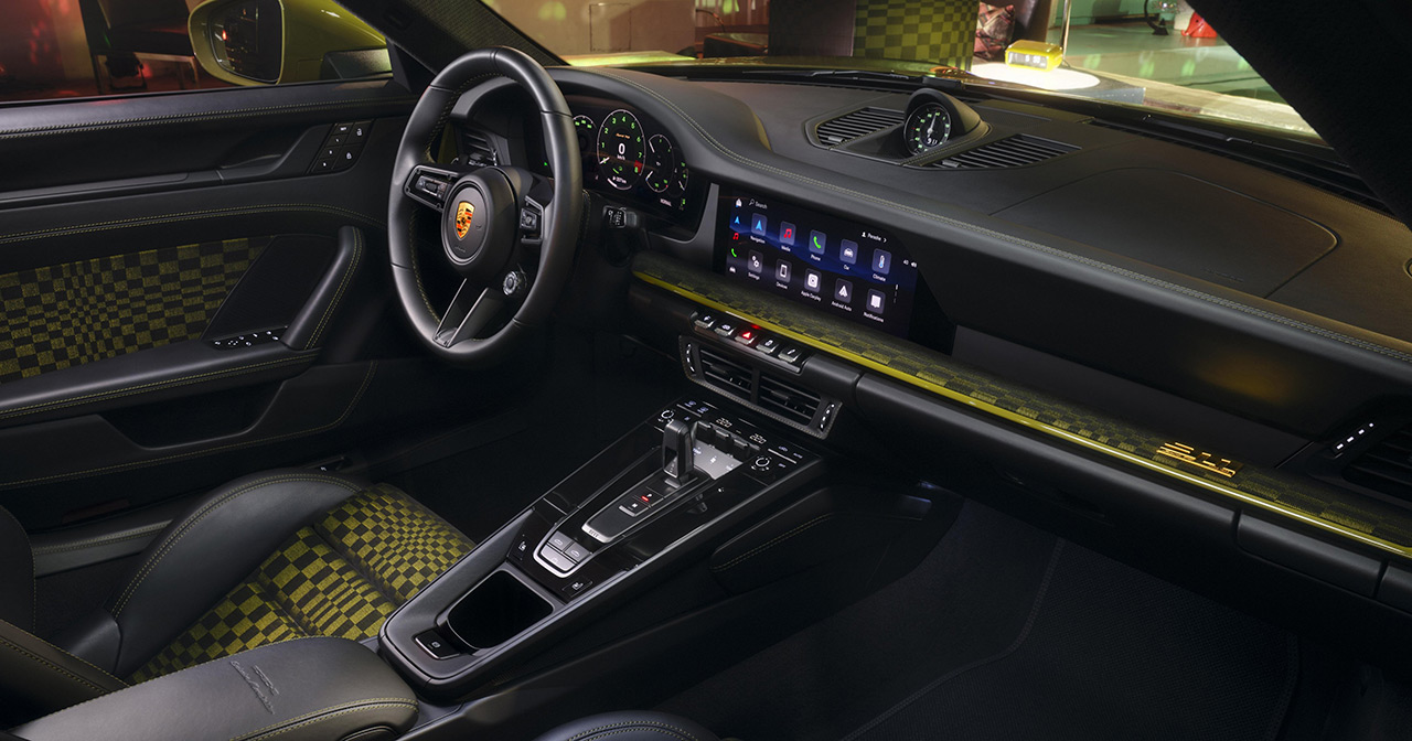 Vintage interieur van Porsche 911 Spirit 70 Vintage interieur van Porsche 911 Spirit 70