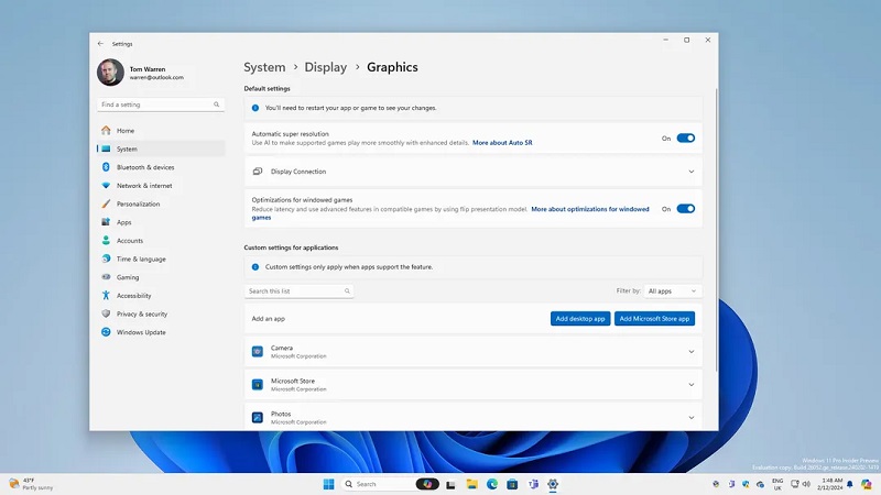 Automatic Super Resolution-technologie - analoog aan DLSS en FSR - werd gedetecteerd in de testversie van Windows 11-2 Automatic Super Resolution-technologie - analoog aan DLSS en FSR - werd gedetecteerd in de testversie van Windows 11-2