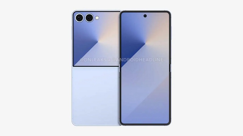 Samsung Galaxy Z Flip render Samsung Galaxy Z Flip render